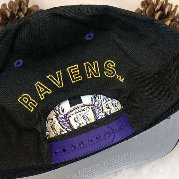 Vintage Deadstock NWT NFL Baltimore Ravens Logo 7 Twill Snapback Hat
