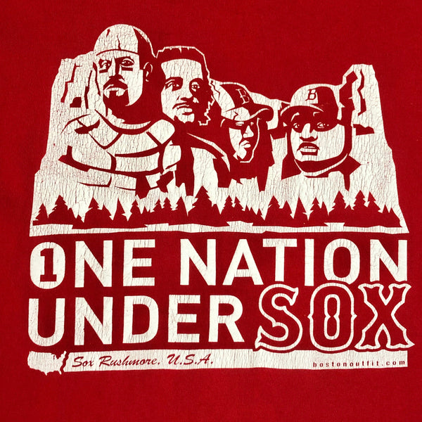 MLB Boston Red Sox "One Nation Sox Rushmore" T-Shirt (L)