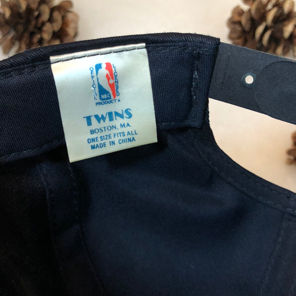 Vintage Deadstock NWT NBA Denver Nuggets Twins Enterprise Bar Line Twill Snapback Hat