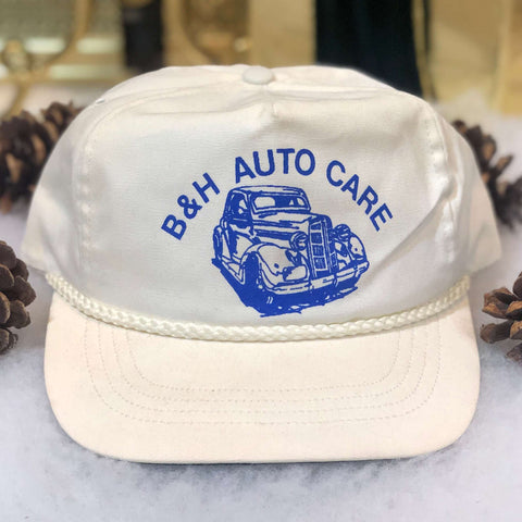 Vintage B&H Auto Care Twill Snapback Hat