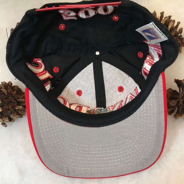 Vintage Deadstock NWOT Indy 500 Indianapolis Motor Speedway Logo 7 Spellout Wool Snapback Hat