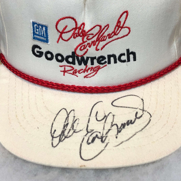 Vintage NASCAR Dale Earnhardt Autographed Goodwrench Racing Twill Snapback Hat