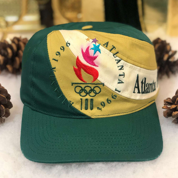 Vintage 1996 Atlanta Olympics Eastport Swirl Twill Snapback Hat