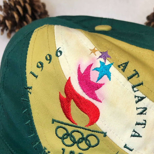 Vintage 1996 Atlanta Olympics Eastport Swirl Twill Snapback Hat
