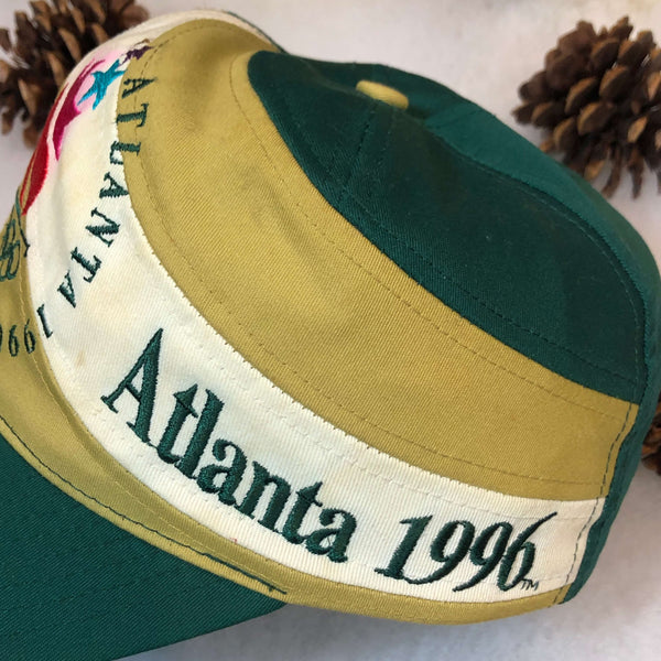 Vintage 1996 Atlanta Olympics Eastport Swirl Twill Snapback Hat