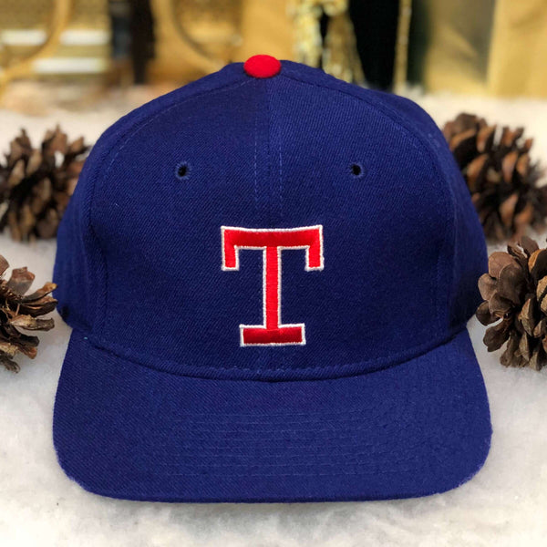 Vintage MLB Texas Rangers Sports Specialties Plain Logo Wool Snapback Hat