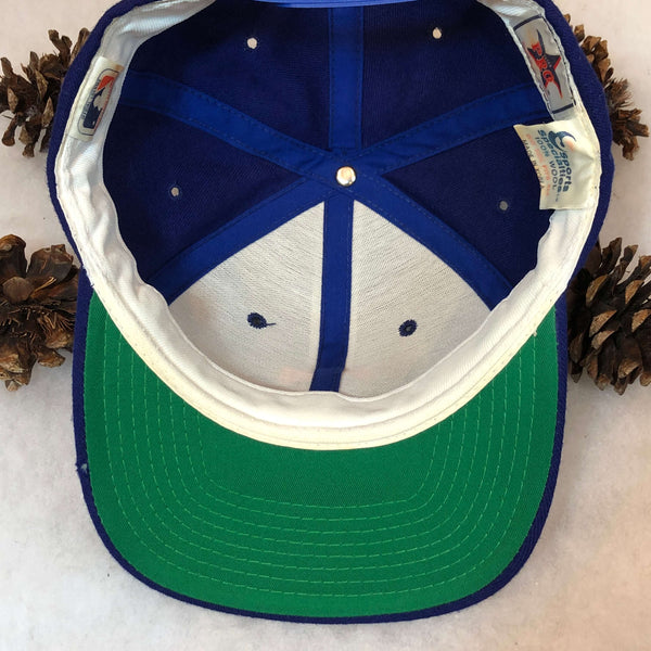 Vintage MLB Texas Rangers Sports Specialties Plain Logo Wool Snapback Hat