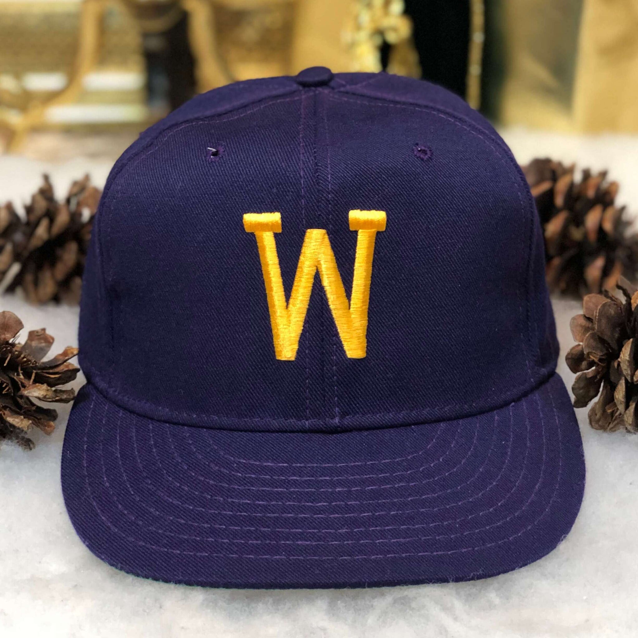 Vintage NCAA Washington Huskies Pro-Line Wool Fitted Hat 7 1/8