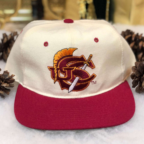 Vintage NCAA USC Trojans New Era Wool Snapback Hat