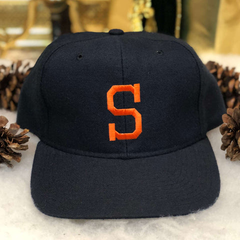 Vintage NCAA Syracuse Orangemen New Era Wool Snapback Hat