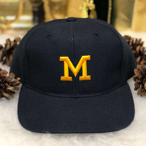 Vintage NCAA Michigan Wolverines New Era Wool Snapback Hat