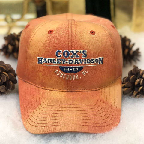 Cox's Harley-Davidson Asheboro North Carolina Custom Bleached Strapback Hat
