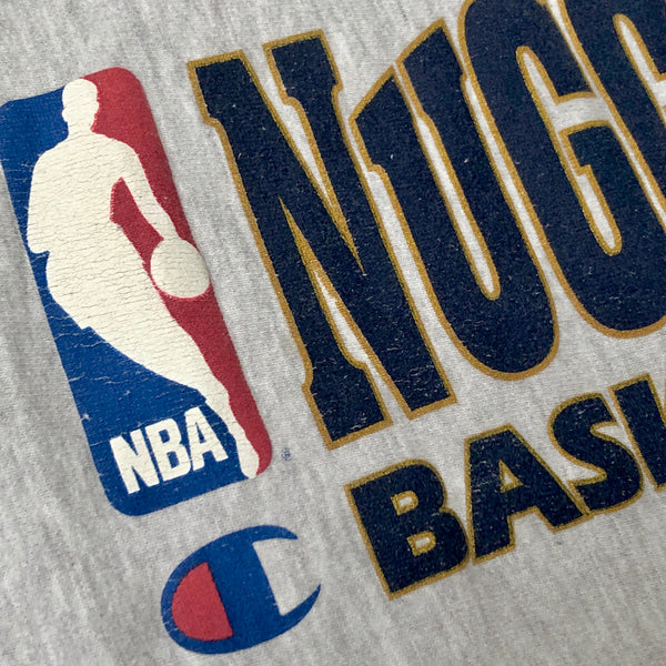 Vintage NBA Denver Nuggets Champion Reverse Weave Crewneck Sweatshirt (L)