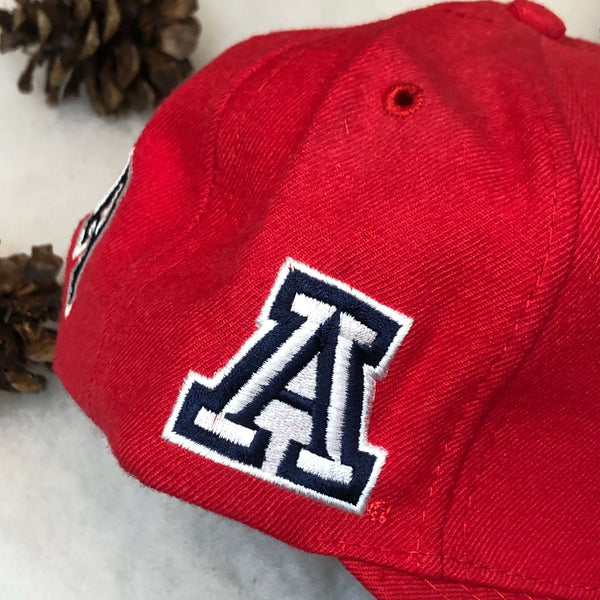 Vintage NCAA Arizona Wildcats American Needle Blockhead Wool Snapback Hat