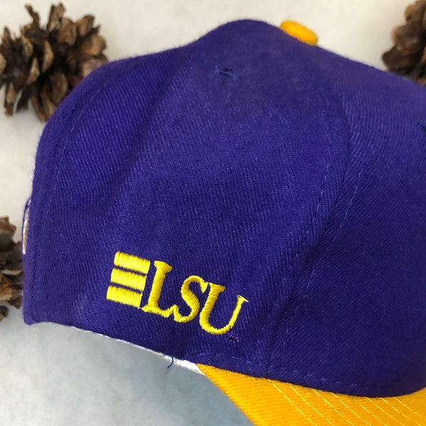 Vintage LSU Tigers American Needle Blockhead Wool Snapback Hat