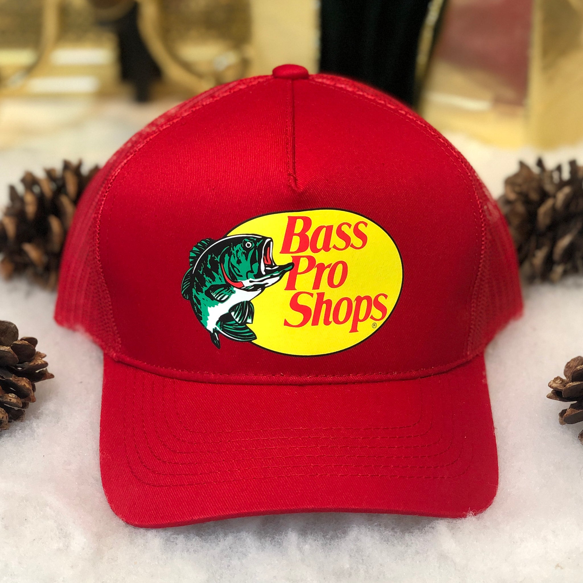 Bass Pro Shops Red Trucker Hat