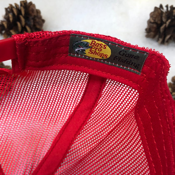 Bass Pro Shops Red Trucker Hat