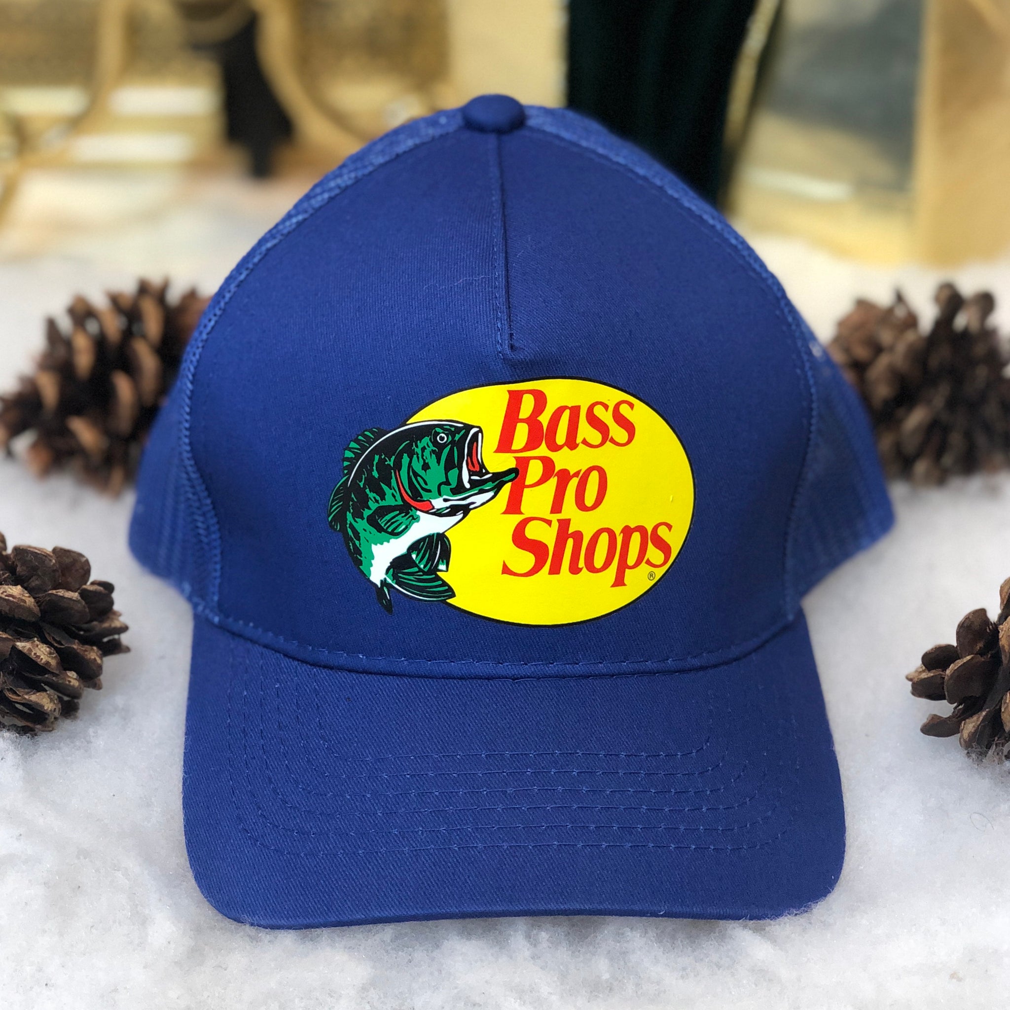 Bass Pro Shops Blue Trucker Hat