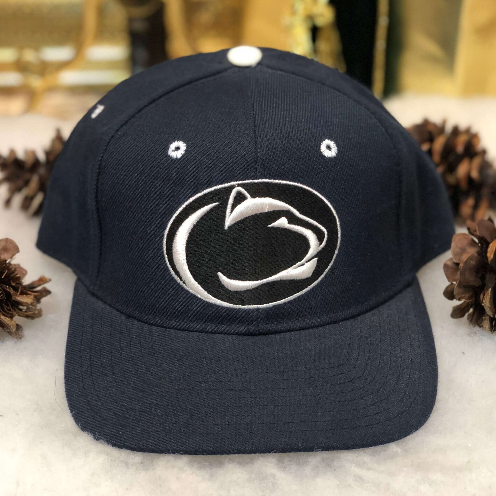 Vintage Deadstock NWOT NCAA Penn State Nittany Lions Zephyr Wool Fitted Hat 7 1/8