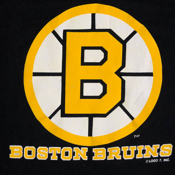 Vintage NHL Boston Bruins Logo 7 T-Shirt (M)