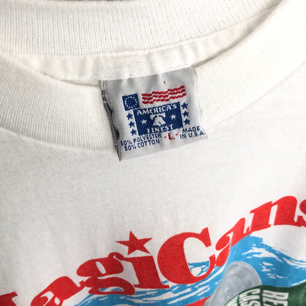 Vintage Coca-Cola Coke MagiCans Summer 1990 Promo T-Shirt (L)