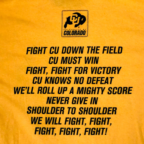 NCAA Colorado Buffaloes 2008-09 Fight Song T-Shirt (XL)