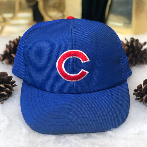 Vintage MLB Chicago Cubs Chicago Tribune Promo Annco Trucker Hat