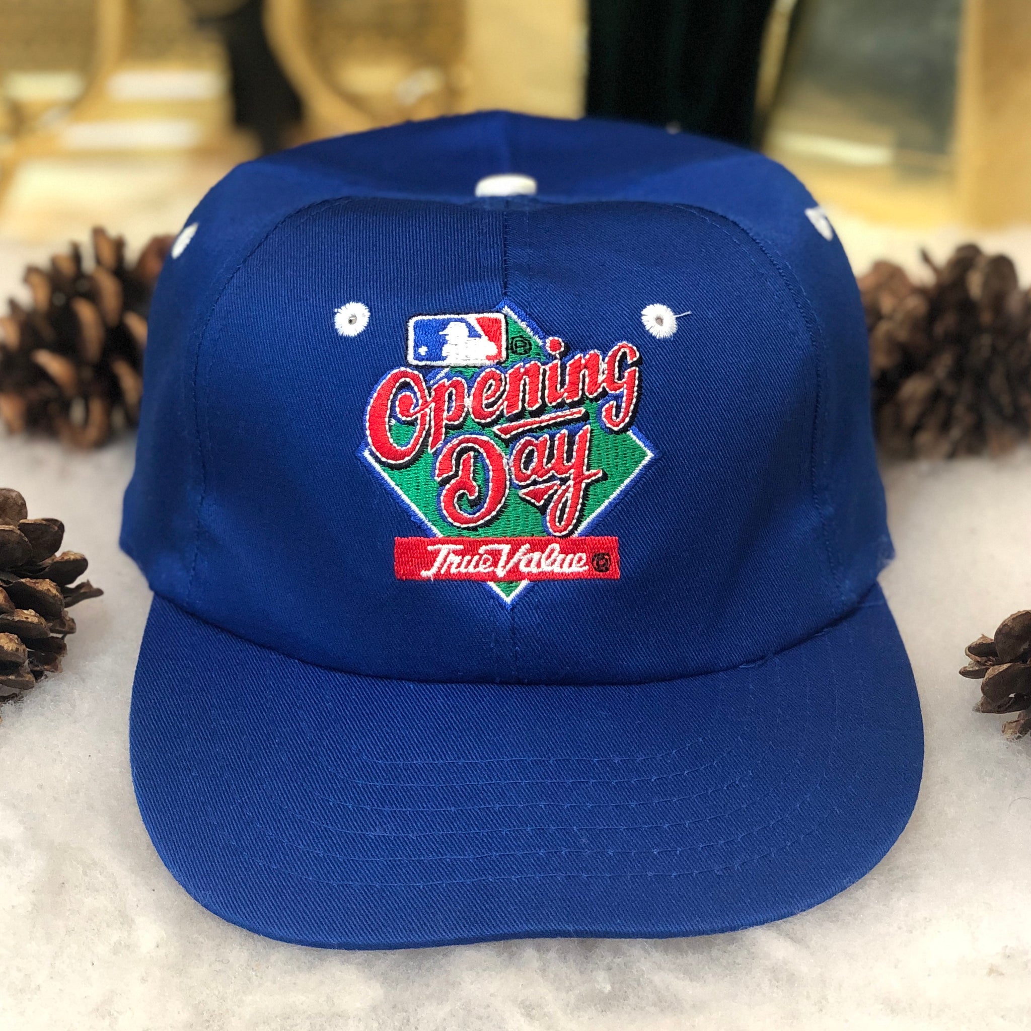 Vintage MLB Chicago Cubs Opening Day True Value Promo Snapback Hat