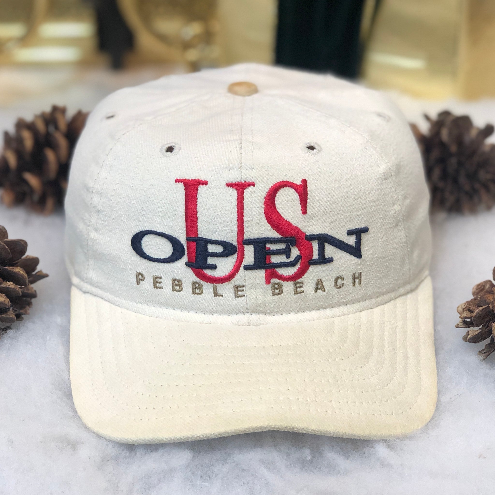 Vintage 2000 US Open Pebble Beach New Era Fitted Hat 7 3/8