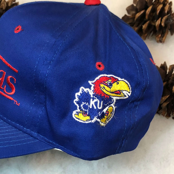 Vintage NCAA Kansas Jayhawks The Game Twill Snapback Hat