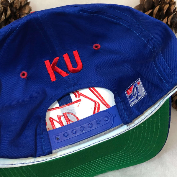 Vintage NCAA Kansas Jayhawks The Game Twill Snapback Hat