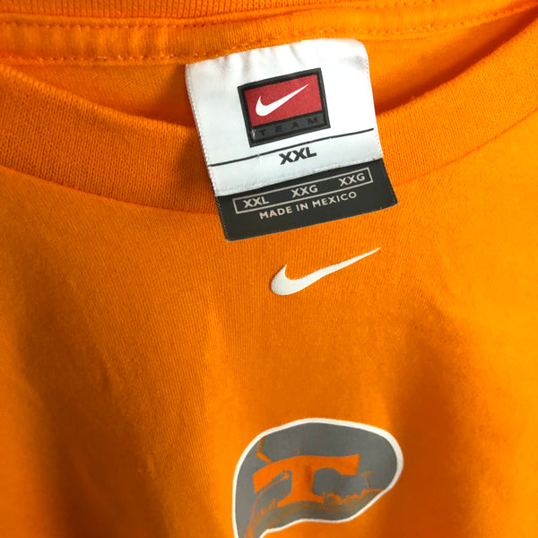 Vintage Deadstock NWOT NCAA Tennessee Volunteers Football "Go Big Orange" Nike T-Shirt (XXL)