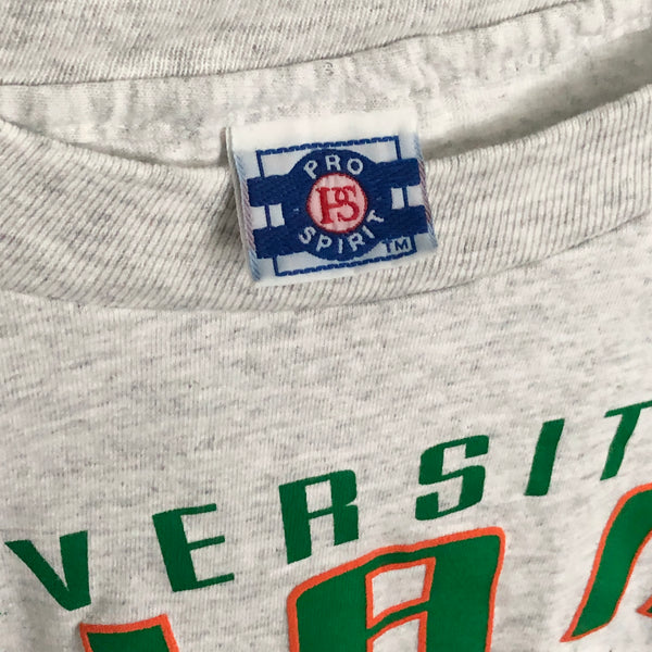 Vintage Deadstock NWOT NCAA Miami Hurricanes Football T-Shirt (XL)