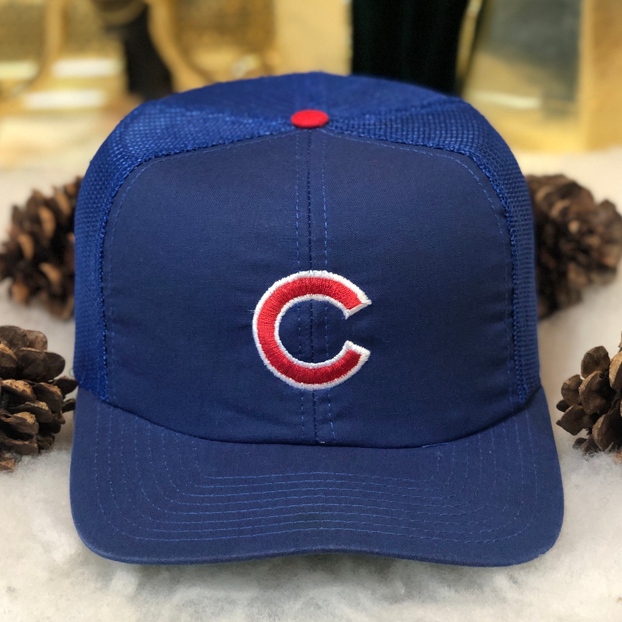 Vintage MLB Chicago Cubs Twins Enterprise Trucker Hat