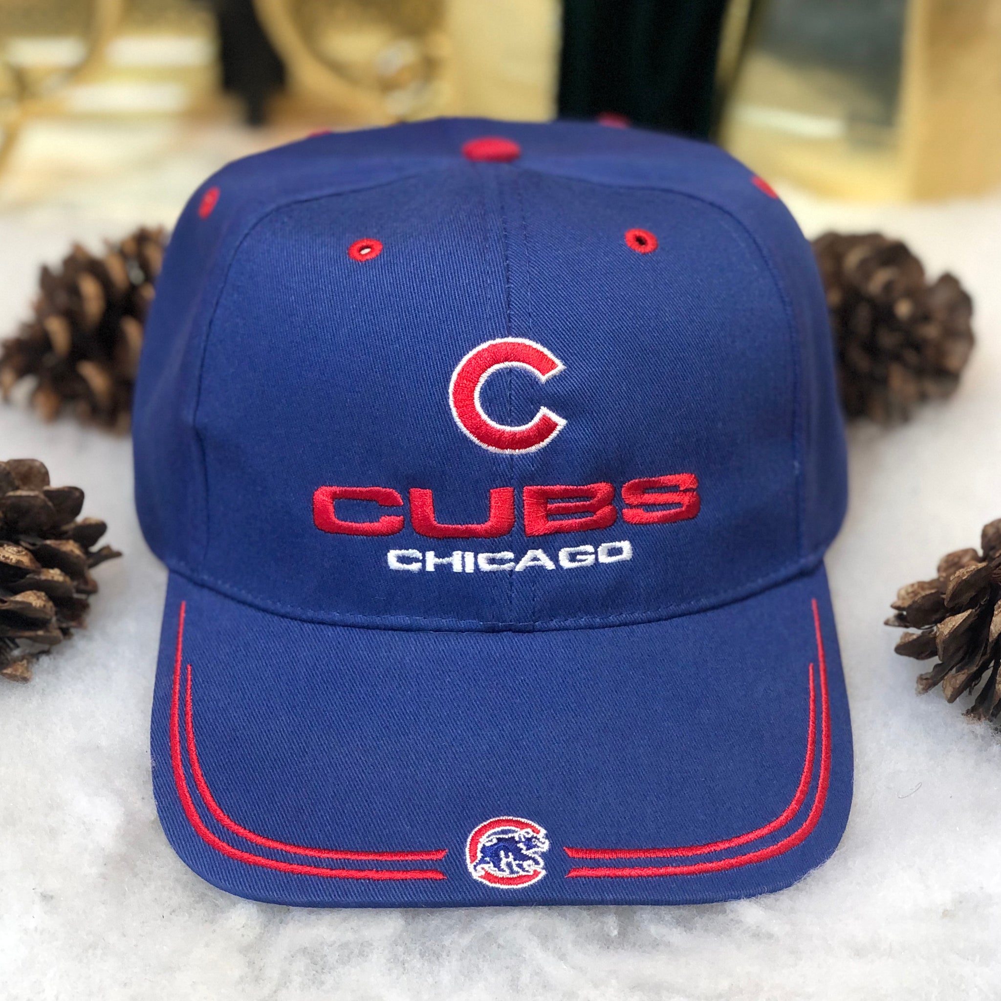 Vintage MLB Chicago Cubs Twins Enterprise Strapback Hat