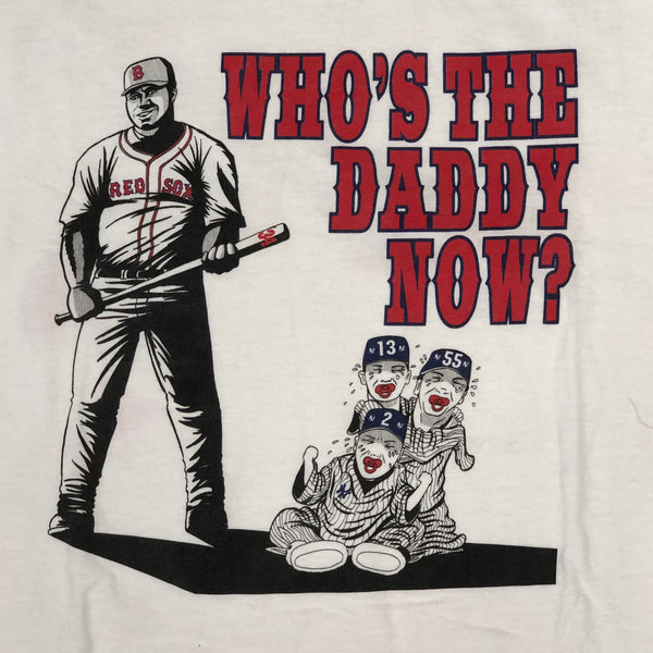 2004 MLB Boston Red Sox "Who's The Daddy Now?" T-Shirt (XL)