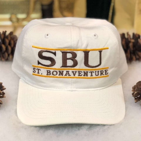 Vintage NCAA St. Bonaventure Bonnies The Game Split Bar Twill Snapback Hat