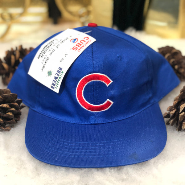 Vintage Deadstock NWT MLB Chicago Cubs Lincoln Navigator Promo Twill Snapback Hat
