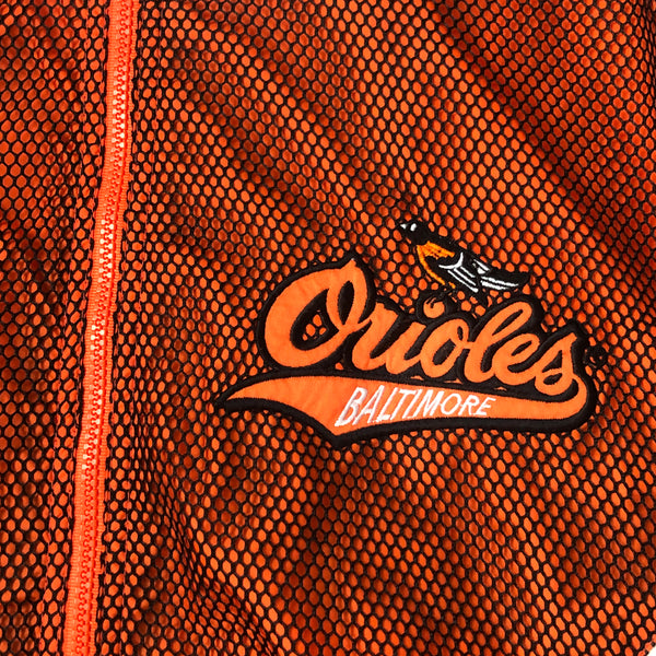 Vintage MLB Baltimore Orioles Pro Player Mesh Windbreaker Jacket (L)