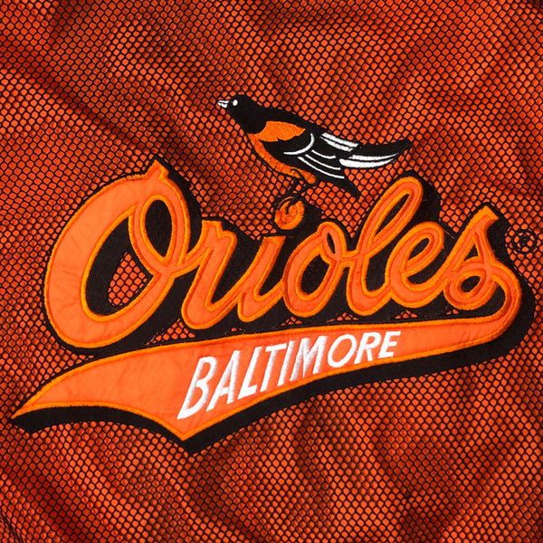 Vintage MLB Baltimore Orioles Pro Player Mesh Windbreaker Jacket (L)