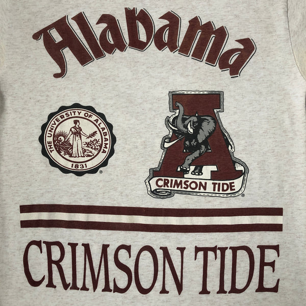 Vintage NCAA Alabama Crimson Tide Football All Over Print T-Shirt (L)