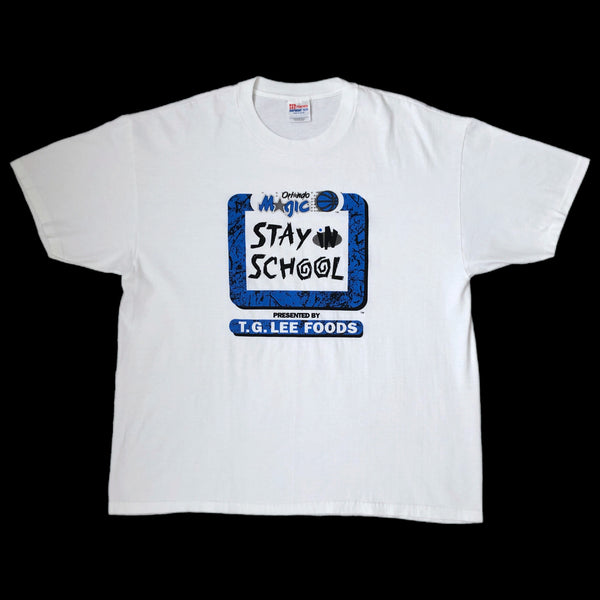 Vintage NBA Orlando Magic Stay In School T-Shirt (XL)