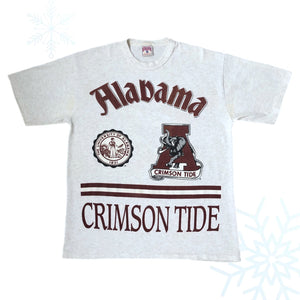 Vintage NCAA Alabama Crimson Tide Football All Over Print T-Shirt (L)