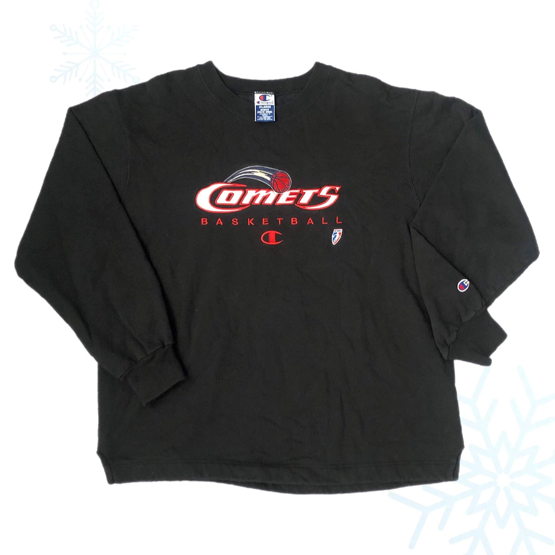 Vintage WNBA Houston Comets Champion Crewneck Sweatshirt (XL)