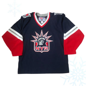 Vintage NHL New York Rangers Lady Liberty CCM Jersey (L)