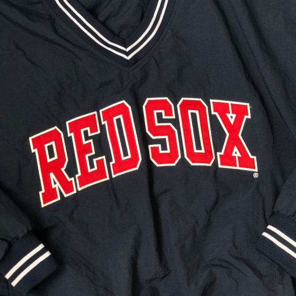 Vintage MLB Boston Red Sox Russell Athletic Windbreaker Pullover Jacket (XL)