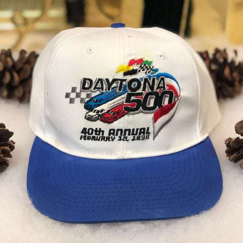 Vintage 1998 NASCAR Daytona 500 Twill Snapback Hat