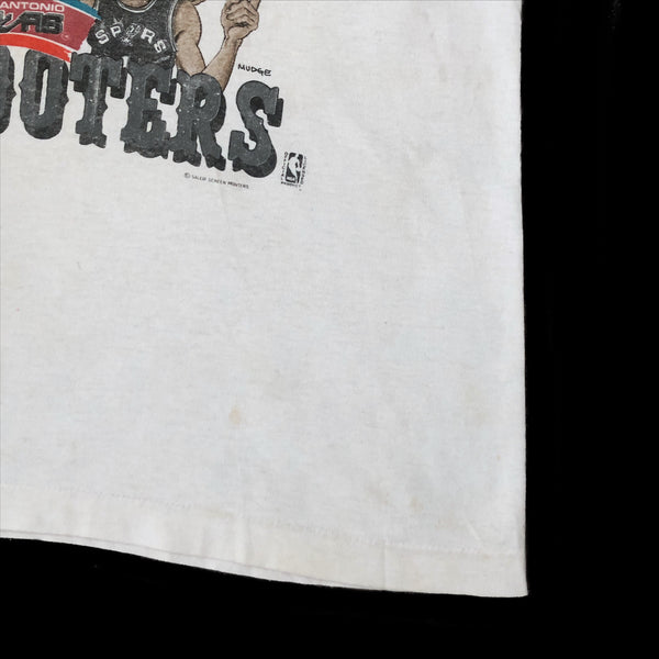 Vintage NBA San Antonio Spurs "6 Shooters" Salem Sportswear Caricature T-Shirt (M)