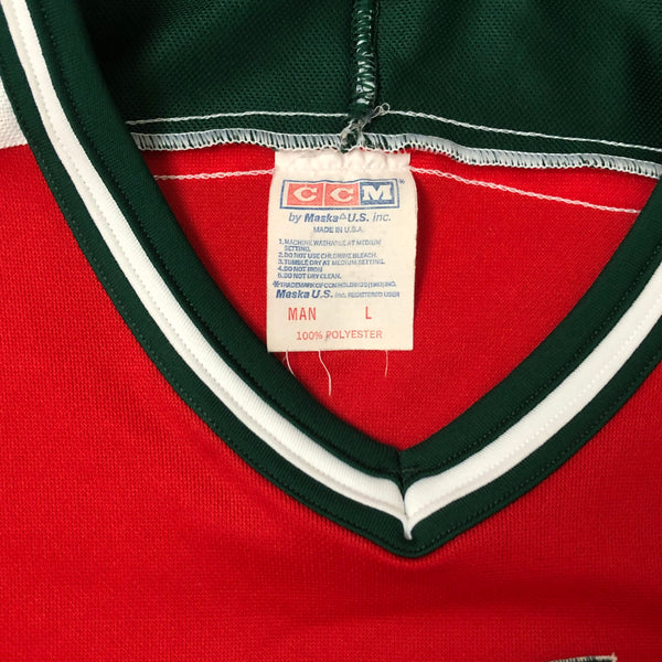 Vintage NHL New Jersey Devils CCM Maska Jersey (L)