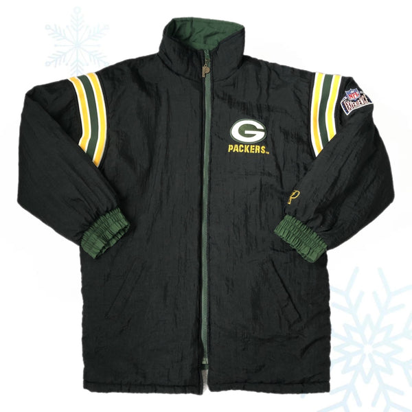 Vintage NFL Green Bay Packers Pro Player Reversible Jacket (XL/XXL)